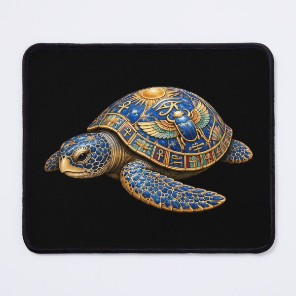 Item preview, Resting Lapis Lazuli Sea Turtle | Ancient Egyptian Turtle Collection designed and sold by Zaru Art Studio.