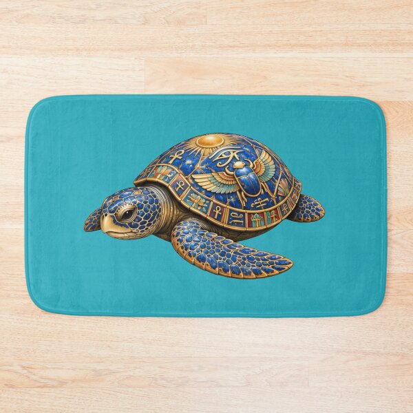 Item preview, Resting Lapis Lazuli Sea Turtle | Ancient Egyptian Turtle Collection designed and sold by Zaru Art Studio.