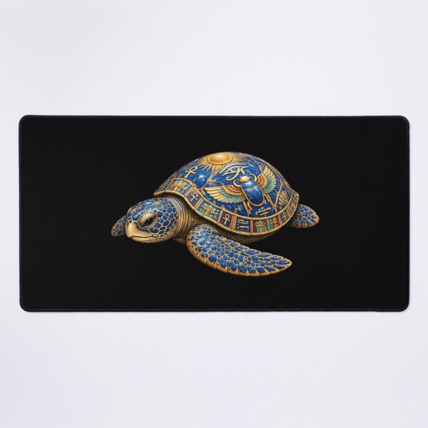 Item preview, Resting Lapis Lazuli Sea Turtle | Ancient Egyptian Turtle Collection designed and sold by Zaru Art Studio.