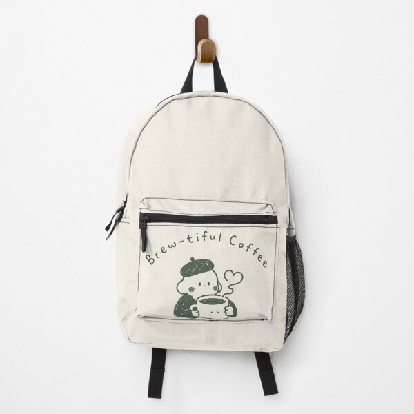 Item preview, Brew-tiful Coffee | Cute Cozy Coffee Lover Minimalist Illustration designed and sold by Eathusiast.