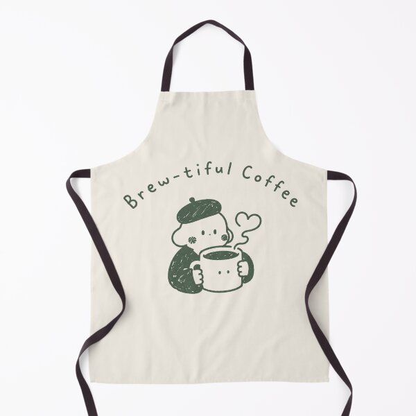 Item preview, Brew-tiful Coffee | Cute Cozy Coffee Lover Minimalist Illustration designed and sold by Eathusiast.