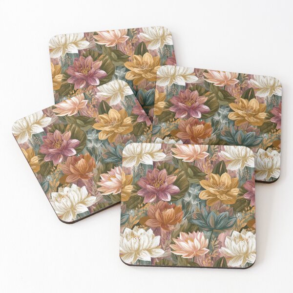 Item preview, Blooming Lotus Texture - Flower Floral Pattern - Gifts For Girls designed and sold by RoyalStarsPatts.