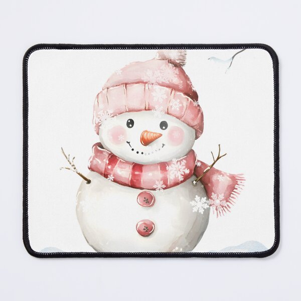 Item preview, Cute Winter Snowman Watercolor Illustration designed and sold by Cutethings3.