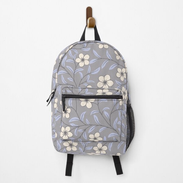 Item preview, Delicate Floral-Cream on Dove Grey designed and sold by artistmaria.