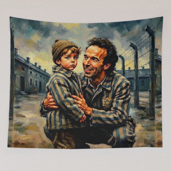 Item preview, Life Is Beautiful Heartwarming Drama Fine Art Tribute designed and sold by Art's Diner.
