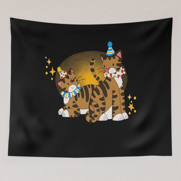 Item preview, Cute Circus Clown Cats designed and sold by EstevaArt.