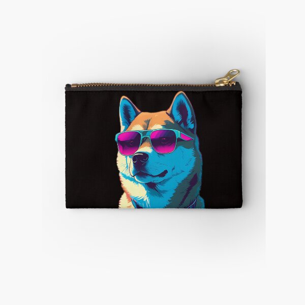 Item preview, Retro 80s Synthwave Cool Shiba Inu with Sunglasses designed and sold by Structure-Blue.