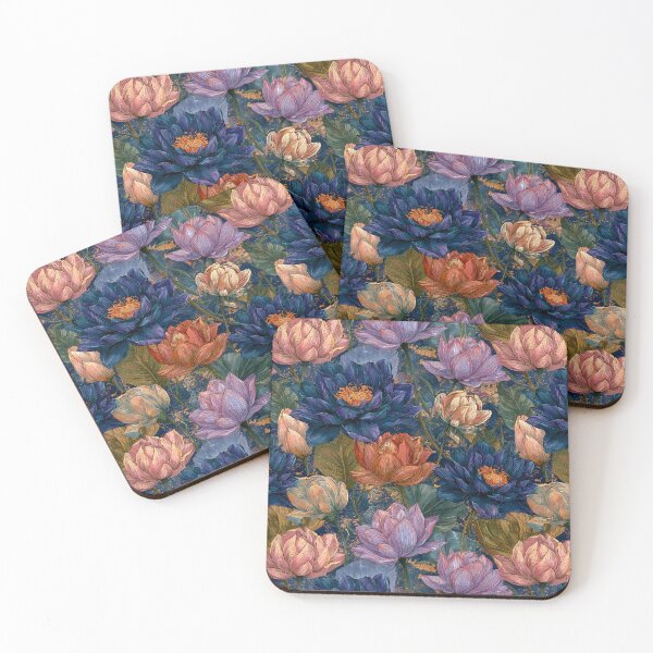 Item preview, Graceful Lotus Print  - Flower Bouquet Pattern - Gifts For Guys designed and sold by RoyalStarsPatts.