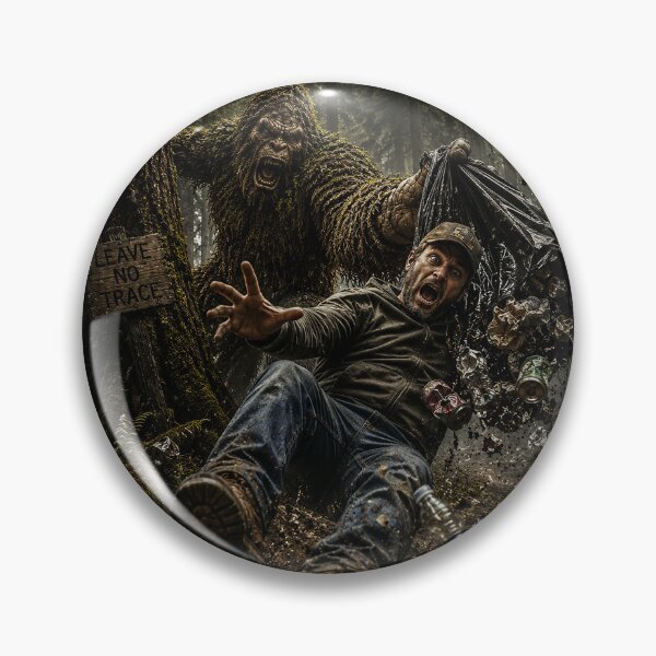 Item preview, CRYPTIDS - Sasquatch - don't litter  designed and sold by MetusArt.