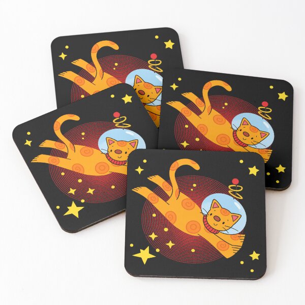Item preview, Cute Astronaut Cat Floating In Space designed and sold by EstevaArt.