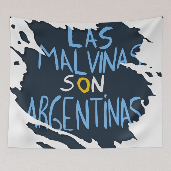 Item preview, LAS MALVINAS SON ARGENTINAS - World Cup 2026 Typography Tribute (White) Torn version designed and sold by frikybomb.