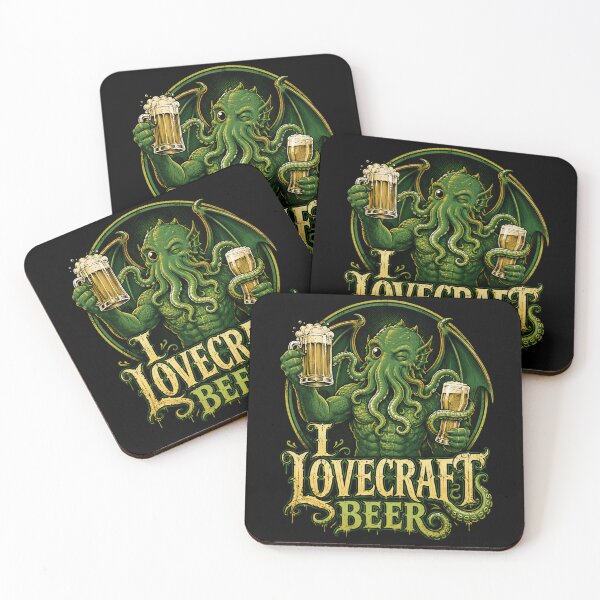 Item preview, Lovecraft Cthulhu – I Lovecraft Beer designed and sold by Fenay Designs.