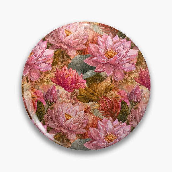 Item preview, Ornamental Lotus Flower  - Botanical Garden Pattern - Gifts For Him designed and sold by RoyalStarsPatts.