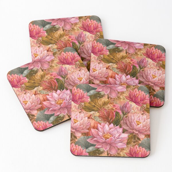 Item preview, Ornamental Lotus Flower  - Botanical Garden Pattern - Gifts For Him designed and sold by RoyalStarsPatts.