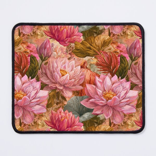 Item preview, Ornamental Lotus Flower - Botanical Garden Pattern - Gifts For Him designed and sold by RoyalStarsPatts.