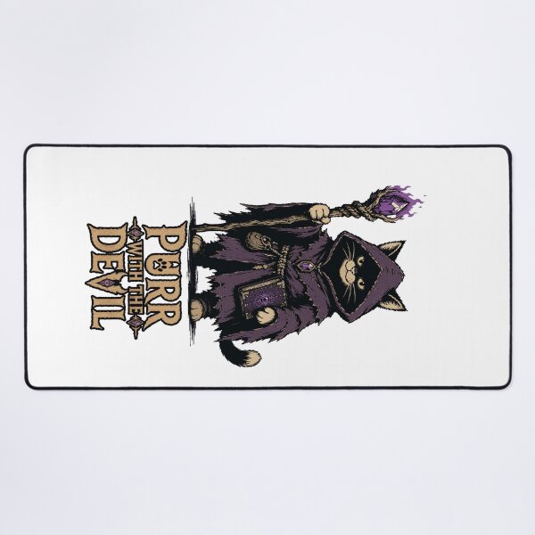 Item preview, Purr With the Devil | Funny Warlock Cat designed and sold by Bisonia.