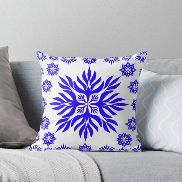 Item preview, Blue Floral Mandala Seamless Border Pattern with Geometric Ornament Vector Background designed and sold by Ei-Ei.
