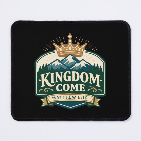 Item preview, Kingdom Come Christian Crown – Matthew 6:10 Bible Verse designed and sold by stylishdzign.
