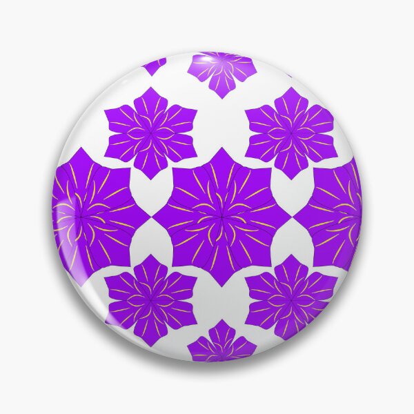 Item preview, Purple Floral Geometric Seamless Pattern with Decorative Flower Motifs Vector Background designed and sold by Ei-Ei.