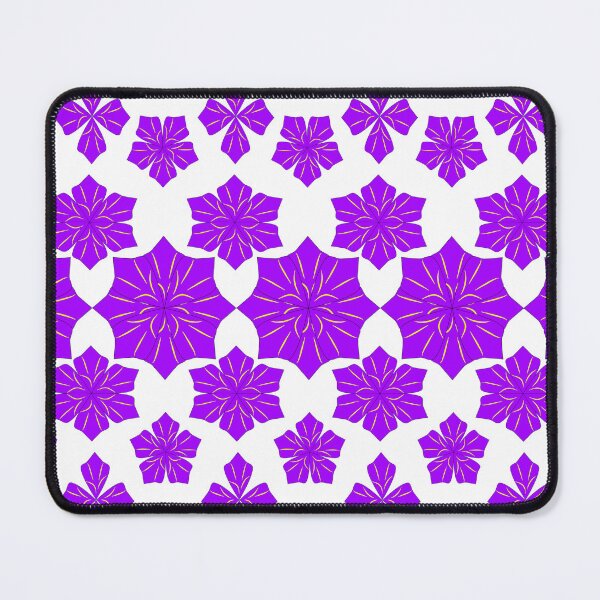 Item preview, Purple Floral Geometric Seamless Pattern with Decorative Flower Motifs Vector Background designed and sold by Ei-Ei.