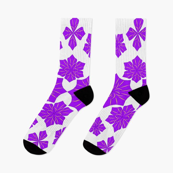 Item preview, Purple Floral Geometric Seamless Pattern with Decorative Flower Motifs Vector Background designed and sold by Ei-Ei.