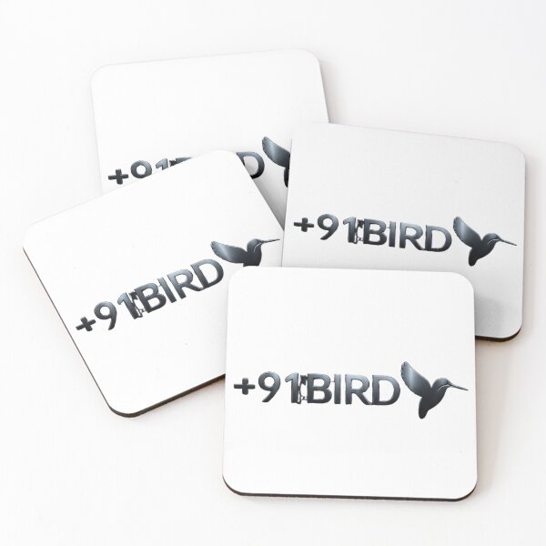 Item preview, +91BIRD First Logo (Shining Gold) designed and sold by Plus91BIRD.