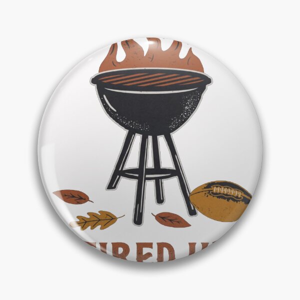 Item preview, Fired Up Funny Football BBQ Grill Vintage Tailgate Design designed and sold by Gbriel3.