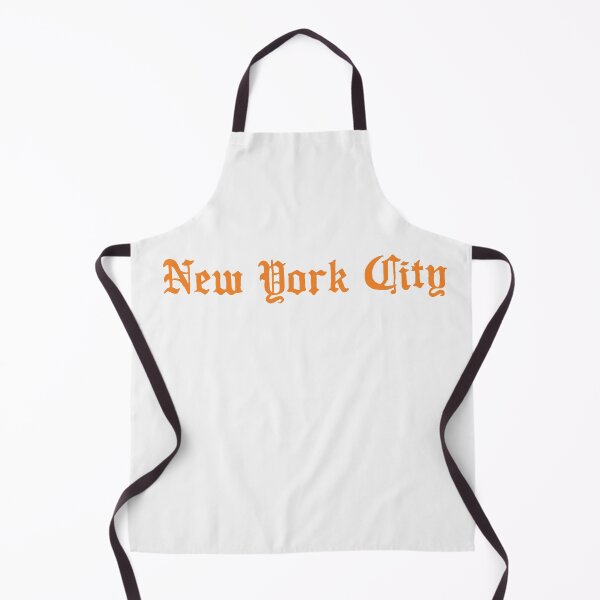 Item preview, New York City in orange gothic designed and sold by Hoods and Boros.
