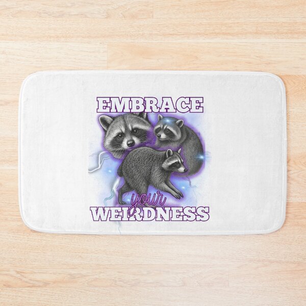 Item preview, Embrace Your Weirdness Jimothy Raccoon - Retro 90s Bootleg Meme Weird Jimothy designed and sold by Neurospicy Trolls.