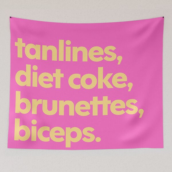 Item preview, tanlines, diet coke, brunettes, biceps. designed and sold by moonna designs.