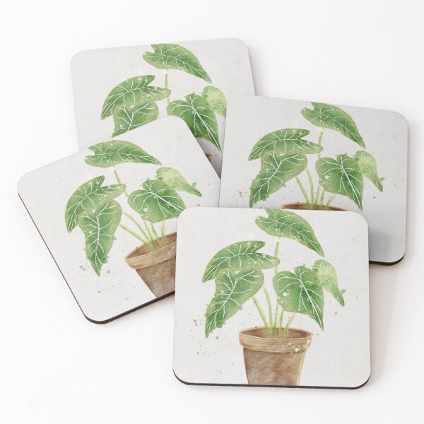 Item preview, Minimalist Watercolor Potted Houseplant Botanical Art designed and sold by LafinaArt.