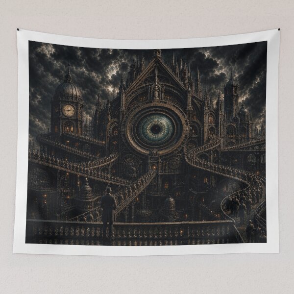 Item preview, The All Seeing Eye | Dark Surrealism Art designed and sold by FadedFrequency.