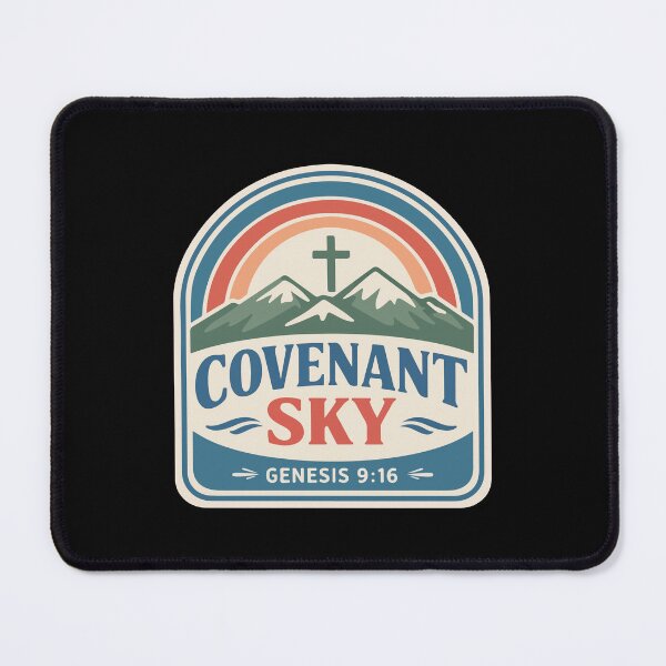Item preview, Covenant Sky Christian Rainbow – Genesis 9:16 Bible Verse designed and sold by stylishdzign.