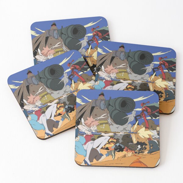 Item preview, FLCL (The FLCL Archives) Illustration designed and sold by Fire TheMann.