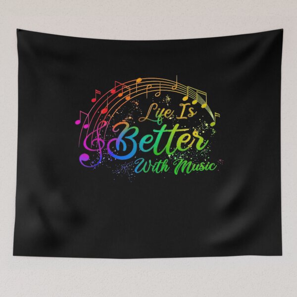 Item preview, Life Is Better With Music designed and sold by RockitBaby.