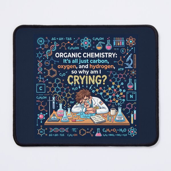 Item preview, Organic Chemistry Humor Art Print | Relatable STEM & Chem Gift designed and sold by Phaseboundary.