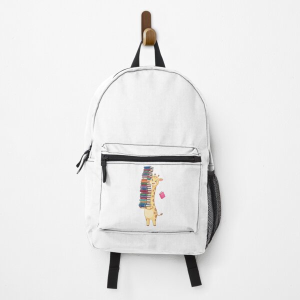 Item preview, Cute Giraffe Carrying Stack of Books Bookworm Reader Art designed and sold by Pavnud.