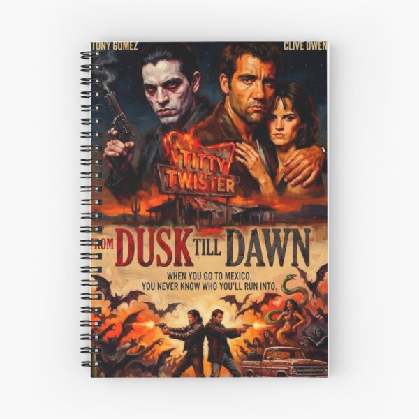 Item preview, From Dusk Till Dawn Cult Action Horror Fine Art Tribute designed and sold by Art's Diner.