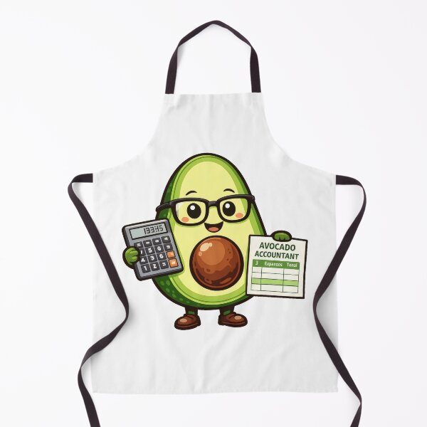 Item preview, Avocado Accountant Funny Food designed and sold by TheRealTaria.