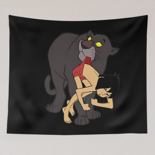 Item preview, Bagheera And Mowgli designed and sold by Jami Aarto.