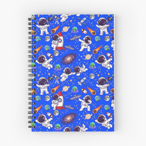 Item preview, Cute Astronaut Space Seamless Pattern designed and sold by ThreadThatSpeak.