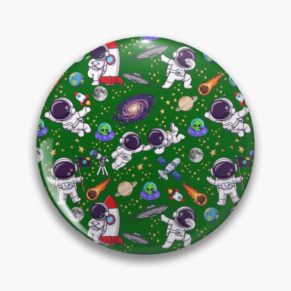 Item preview, Cute Astronaut Space Seamless Pattern designed and sold by ThreadThatSpeak.
