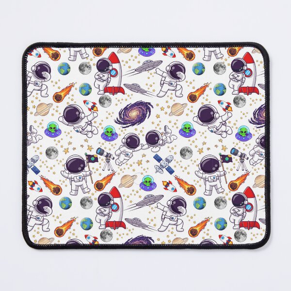Item preview, Cute Astronaut Space Seamless Pattern designed and sold by ThreadThatSpeak.