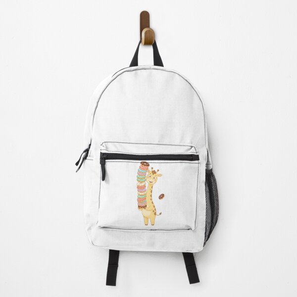 Item preview, Cute Giraffe Carrying Stack of Donuts Sweet Tooth Foodie Art designed and sold by Pavnud.