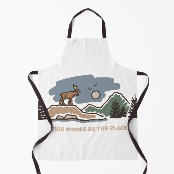 Item preview, This Moose Be the Place – Funny Moose Nature Pun Camping & Wilderness Design designed and sold by Gbriel3.