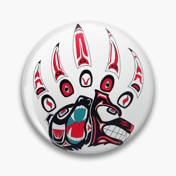 Item preview, Tlingit Wolf and bear claw | Indigenous designed and sold by RobsArtwork.