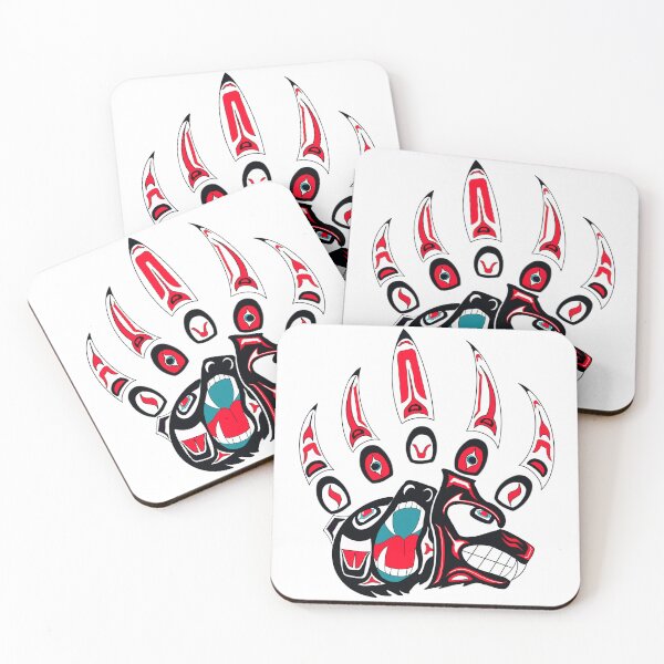 Item preview, Tlingit Wolf and bear claw | Indigenous designed and sold by RobsArtwork.