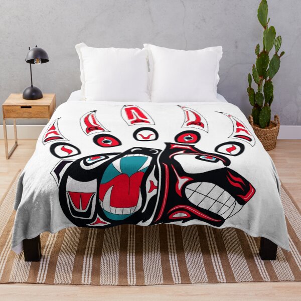 Item preview, Tlingit Wolf and bear claw | Indigenous designed and sold by RobsArtwork.