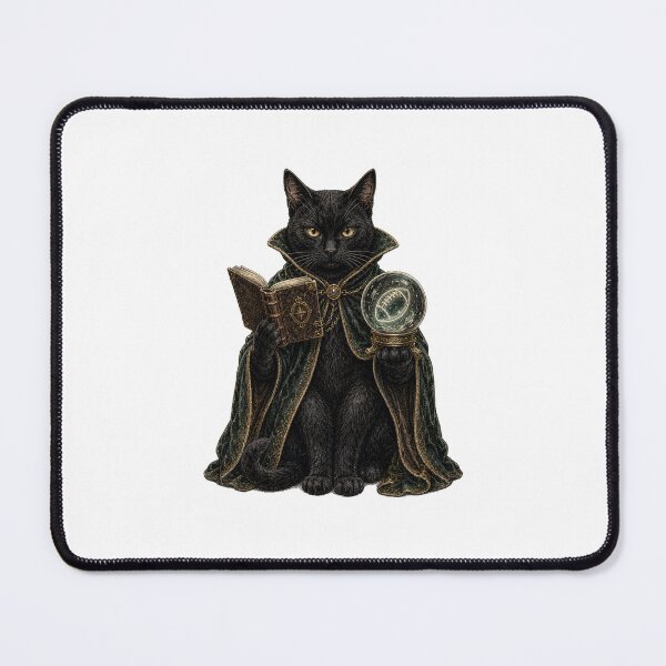 Item preview, The Cursed Tome - Dark Academia Black Cat Football Fan T-Shirt designed and sold by FightStamp.