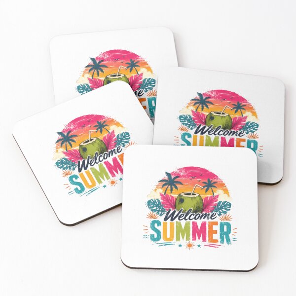 Item preview, Welcome Summer Tropical Vacation Beach Holiday Paradise designed and sold by HumansStuck12.